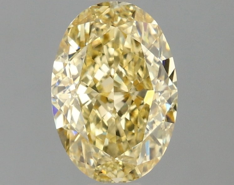 1.07 ctw. VVS2 IGI Certified Oval Cut Loose Diamond (LAB GROWN): 1.07 ctw. VVS2 IGI Certified Oval Cut Loose Diamond (LAB GROWN) -- IGI Certified Oval Cut Loose Diamond (LAB GROWN) - Weight :- 1.07 ctw; Color :- Fancy Intense Yellow; Clarity :-VVS2 #TSD70028v14