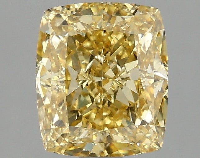 1.98 ctw. VVS2 IGI Certified Cushion Cut Loose Diamond (LAB GROWN): 1.98 ctw. VVS2 IGI Certified Cushion Cut Loose Diamond (LAB GROWN) -- IGI Certified Cushion Cut Loose Diamond (LAB GROWN) - Weight :- 1.98 ctw; Color :- Fancy Vivid Yellow; Clarity :-VVS2 #TSD69522v14
