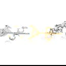 0.48 ctw 14k Yellow Gold 3 Prong Martini Pushback Round Stud