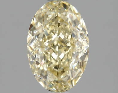 1.52 ctw. VS1 IGI Certified Oval Cut Loose Diamond (LAB GROWN): IGI Certified Ov Cut Loose Diamond (LAB GROWN) - Weight :- 1.52 ctw; Color :- Fancy Yellow; Clarity :-VS1 #3SS23900v15