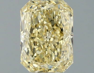 1.46 ctw. VVS2 IGI Certified Radiant Cut Loose Diamond (LAB GROWN): IGI Certified Rad Cut Loose Diamond (LAB GROWN) - Weight :- 1.46 ctw; Color :- Fancy Intense Yellow; Clarity :-VVS2 #3SS23857v15