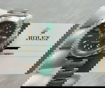 Discontinued Rolex Milgauss Ref 116400GV Comes With Box & Papers: Discontinued Rolex Milgauss Ref 116400GV Comes With Box & Papers #3SS23495v15