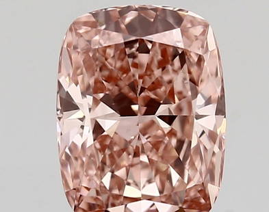 1.69ct VVS2 Cushion cut IGI Certified Loose Diamond (LAB GROWN): IGI Certified Cushion Cut LAB Grown Loose Diamond - Carat Weight: 1.69; Clarity: VVS2; Color: Fancy Vivid Pink #3SS77552v15