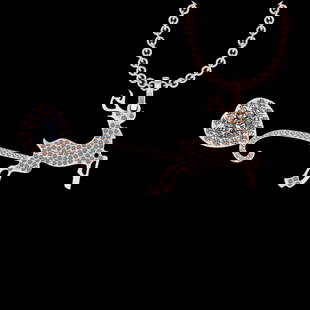 2.94 Ctw VS/SI1 Diamond 10k Rose Gold Christmas Theme Pandant (ALL DIAMOND: Center Daimond Weight :-2.00 Ctw ( Heart Cut) Color : G-H Clarity : VS/SI1 Side Diamond Weight Of Ctw 0.94 Ctw Color : G-H Clarity : VS/SI1 Daimond Setting : Prong Metal Weight : Approx 7.91 gram 10k