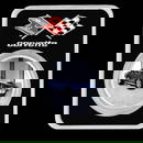 Corvette (1972) Blue Stingray 1 oz Colorized Silver w/ TEP