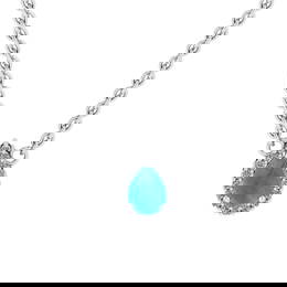 0.89 Ctw VS/SI1 Emerlad and Diamond Prong Set 14K White Gold Necklace (ALL