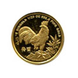 Singapore Gold 20th Ounce 1993 Rooster: Singapore Gold 20th Ounce 1993 Rooster #3SS22920v15