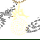 2.56 Ctw VS/SI1 Diamond Prong Set 14k Yellow Gold Creature Pandant (ALL DIA