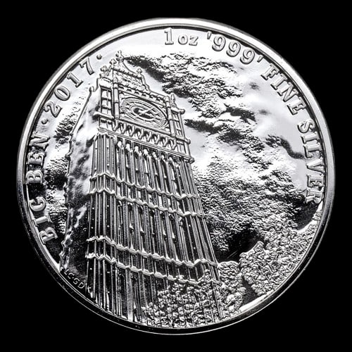 2017 Great Britain 1 oz Silver Landmarks of Britain (Big Ben): 2017 Great Britain 1 oz Silver Landmarks of Britain (Big Ben) #3SS65193v15