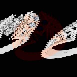 0.64 Ctw VS/SI1 Diamond Prong Set 18K Rose Gold Engagement Ring: Center Diamond Weight :-:0.40 Ctw ( Round Cut) Color :- G-H Clarity : VS/SI1 Center Stone Setting : Prong Side Diamond Weight Of Ctw 0.24 Ctw Color : G-H Clarity : VS/SI1 Stone Setting : Prong Metal