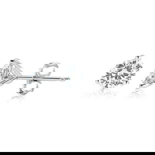 3.05 ctw 14K White Gold 4 Prong Basket Pushback Round Stud (LAB-GROWN): Shape: Round ;Metal Type: 14K White Gold ;Style: 4 Prong Basket Pushback ;Color: F-G ;Clarity: SI ;Total Carat Weight: 3.05 (LAB-GROWN) #3SS72753v12