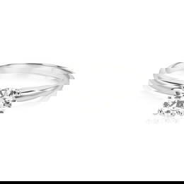 0.6 ctw 14K White Gold Solitaire Solitaire Ring (LAB-GROWN)