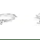 0.72 ctw 14K White Gold Solitaire Solitaire Ring (LAB-GROWN)