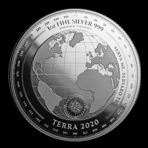 2020 Tokelau 1 oz Silver $5 Vivat Humanitas: 2020 Tokelau 1 oz Silver $5 Vivat Humanitas #3SS65176v15