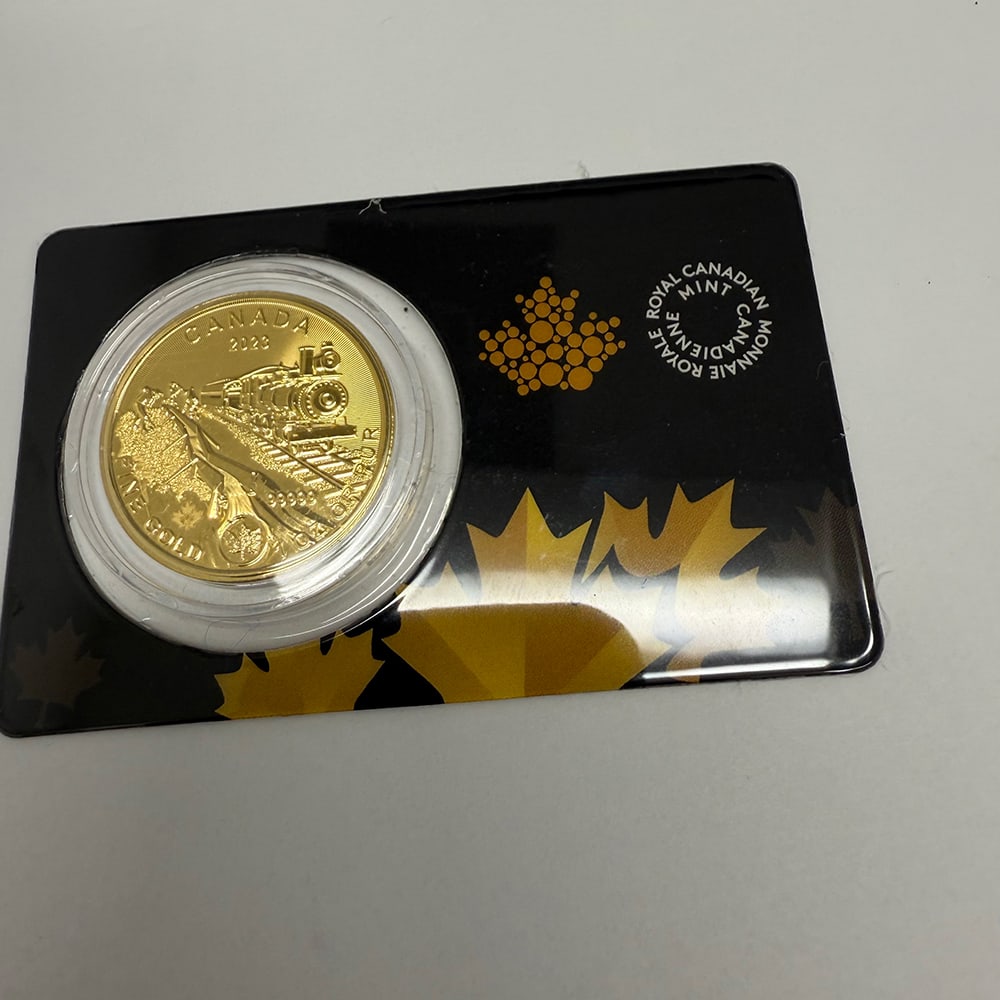 2023 1 oz Canadian Klondike Gold Coin (BU in Card) (1 of 1)