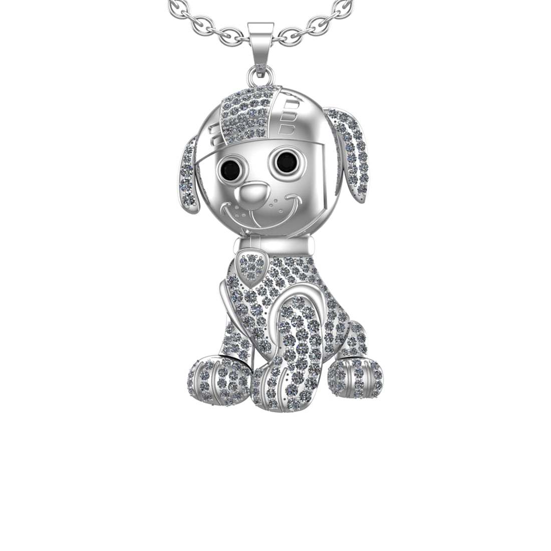 2.93 Ctw VS/SI1 Treated Fancy Black and white Diamond 14K White Gold Hip Ho (1 of 1)