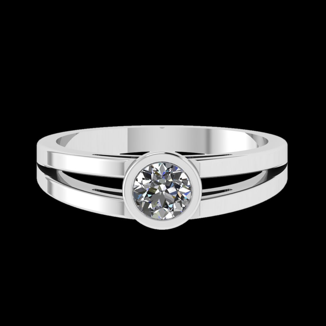 0.36 Ctw VS/SI1 Diamond Prong Set 10K white Gold Solitaire Ring (ALL DIAMON: Center Daimond Weight :-0.36 Ctw ( Round Cut) Color : F-G Clarity : VS/SI1 Metal Weight : Approx 3.13 gram 10K white Gold Solitaire Ring Current Ring Size 6 (LAB GROWN) #3SS23107v15