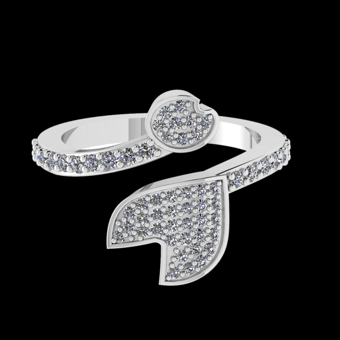 0.51 Ctw VS/SI1 Diamond 10k white Gold Engagement Ring ( (ALL DIAMOND ARE L: Total Daimond Weight :-0.51 Ctw Color : J-K Clarity : VS/SI1 Setting : Prong Metal Weight : Approx 4.91 gram 10k White Gold Engagement Ring Size 6 (ALL DIAMOND ARE LAB GROWN) #3SS22467v15