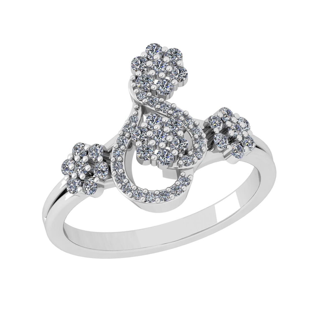 0.55 Ctw SI2/SI1 Diamond 14k white Gold Engagement Ring (ALL DIAMOND ARE LA: Total Daimond Weight :-0.55 Ctw Color : G-H Clarity : SI2/SI1 Setting : Prong Metal Weight : Approx 3.87 gram 14k White Gold Engagement Ring Ring Size 6 (ALL DIAMOND ARE LAB GROWN) #3SS22542v15