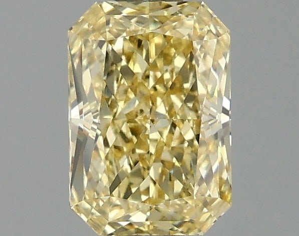 1.03ct Radiant Cut Lab Grown Diamond: IGI CertifiedRadiantCut Loose Diamond (LAB GROWN) - Weight:1.03 ctw; Color: Fancy Intense Yellow; Clarity: VS1 #3SS99060v15