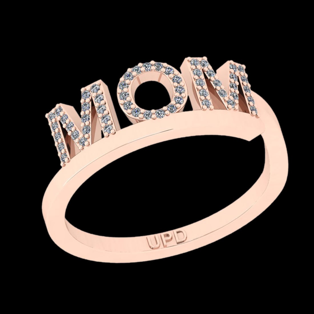 0.14 Ctw VS/SI1 Diamond 10K Rose Gold Special Moms Ring: Diamond Weight : 0.14 Ctw ( Round Cut ) Diamond Stone Color : J-K Stone Clarity : VS/SI1 Stone Setting : Prong Metal Weight : Approx 2.80 Gram 10K Rose Gold Special Moms Ring Currnet Ring Size-6 (ALL
