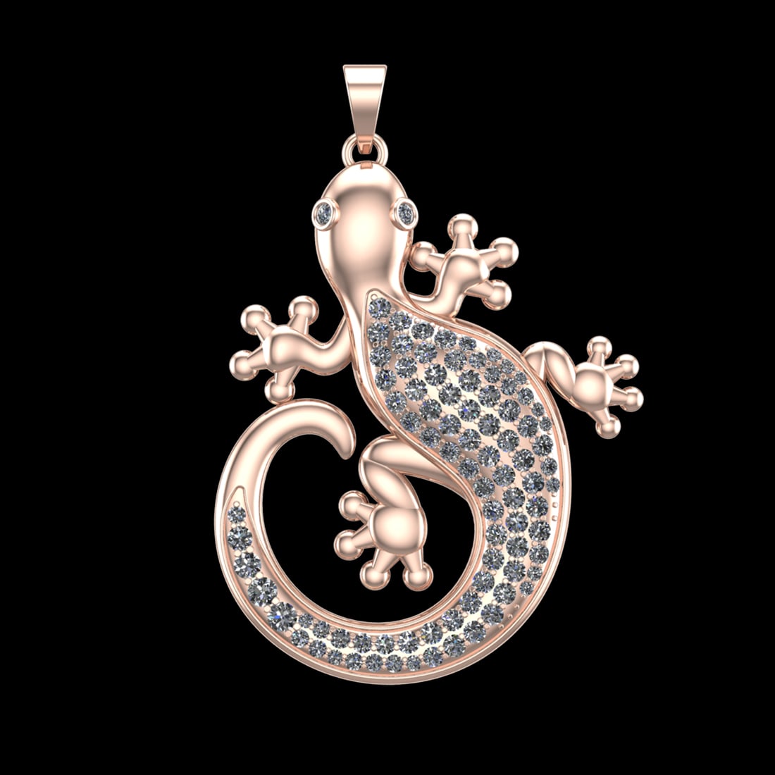 2.63 Ctw VS/SI1 Diamond 10k Rose Gold Pandant (ALL DIAMOND ARE LAB GROWN ): Total Daimond Weight :-2.63 Ctw Color : J-K Clarity : VS/SI1 Setting : Prong Metal Weight : Approx 31.99 gram 10k Rose Gold Pandant (ALL DIAMOND ARE LAB GROWN ) #3SS23424v15