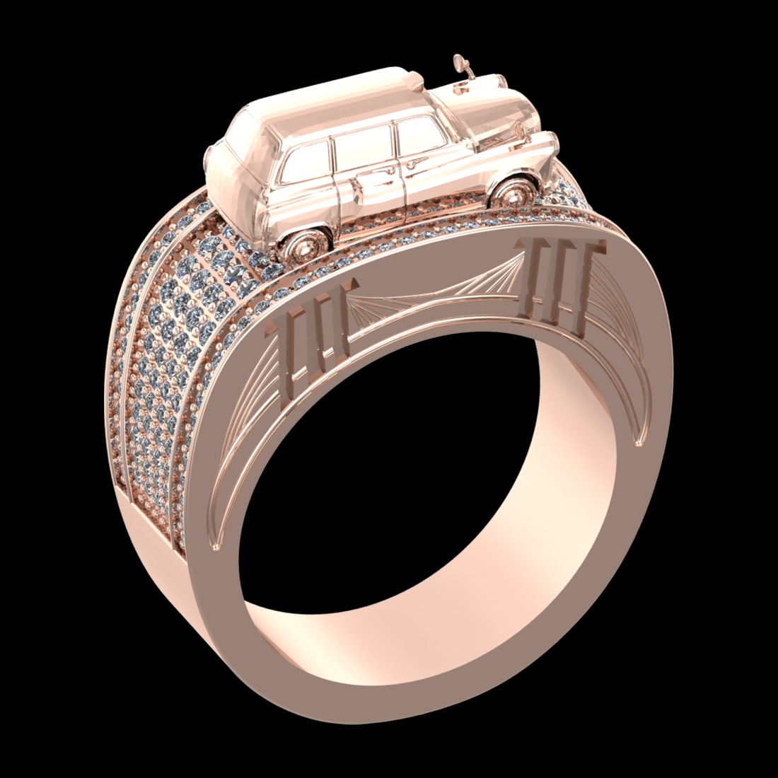 1.07 Ctw VS/SI1 Diamond 10k Rose Gold Engagement Ring ( (ALL DIAMOND ARE LA: Total Daimond Weight :-1.07 Ctw Color : J-K Clarity : VS/SI1 Setting : Prong Metal Weight : Approx 17.68 gram 10k Rose Gold Engagement Ring Size 6 (ALL DIAMOND ARE LAB GROWN) #3SS22442v15