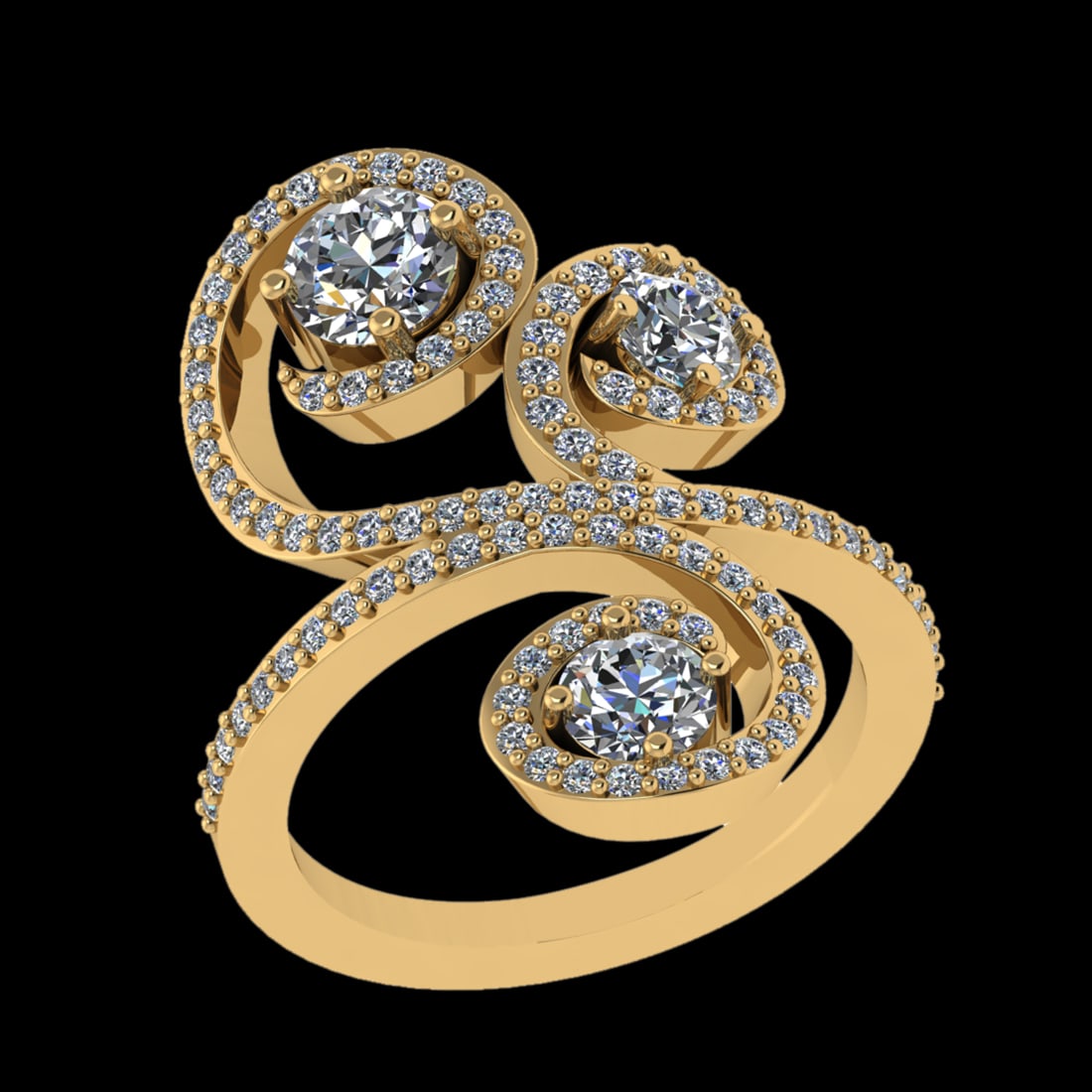 1.65 Ctw VS/SI1 Diamond Prong Set 10K Yellow Gold Engagement Ring (ALL DIAM: Center Diamond Weight :-1.08 Ctw ( Round cut) Color :- J-K Clarity : VS/SI1 Center Stone Setting : Prong Side Diamond Weight Of Ctw 0.57 Ctw Color : J-K Clarity : VS/SI1 Stone Setting : Prong Metal We