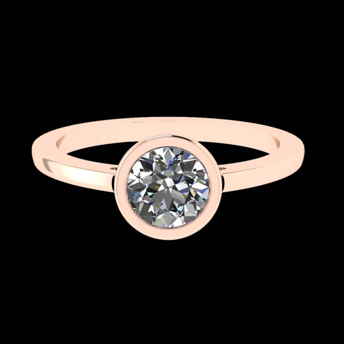 0.84 Ctw VS/SI1 Diamond Prong Set 10K Rose Gold Solitaire Ring (ALL DIAMOND: Center Daimond Weight :-0.84 Ctw ( Round Cut) Color : F-G Clarity : VS/SI1 Metal Weight : Approx 2.30 gram 10K Rose Gold Solitaire Ring Current Ring Size 6 (LAB GROWN) #3SS23097v15