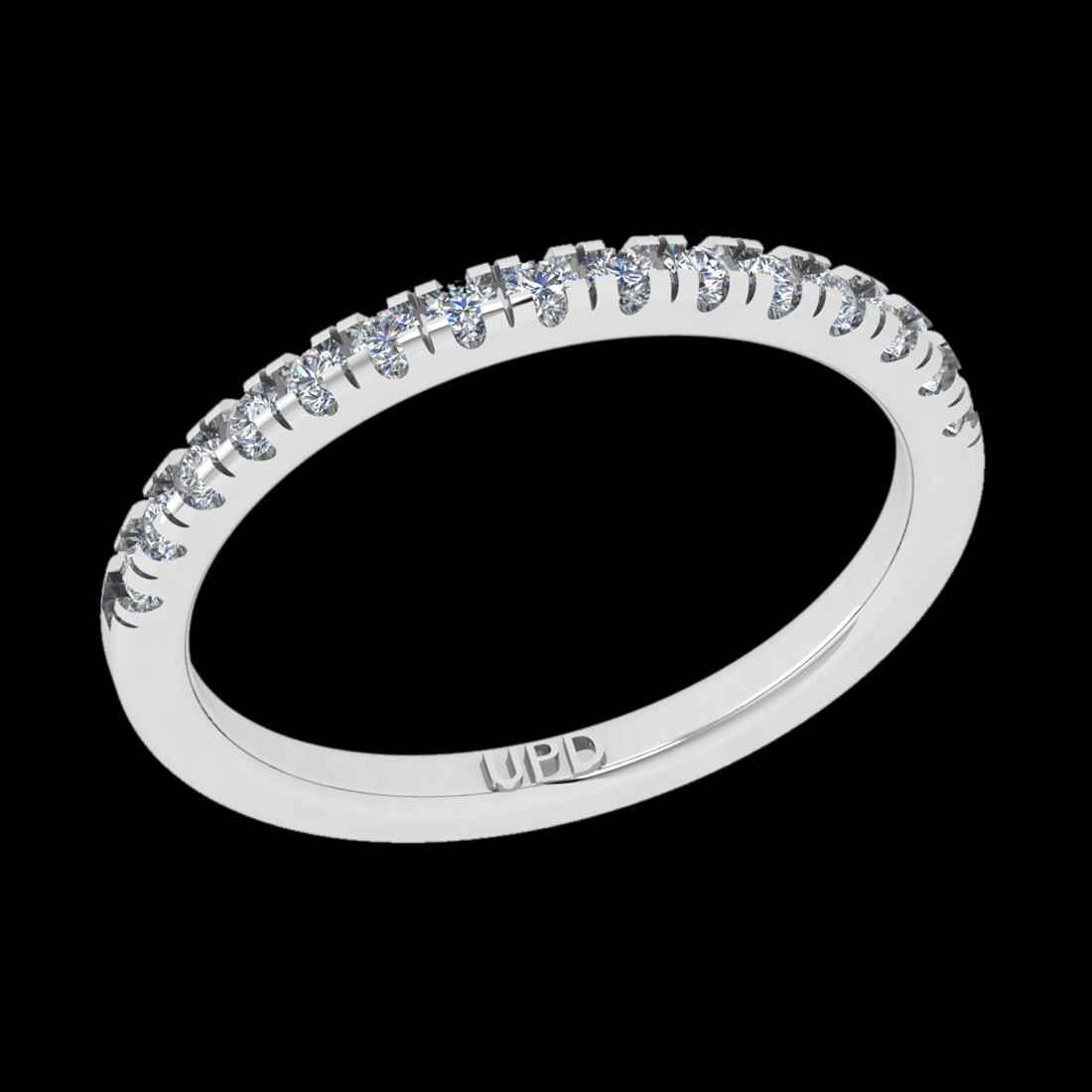 0.36 Ctw VS/SI1 Diamond 10k White Gold Eternity Band Ring (ALL DIAMOND ARE: Total Diamond Weight :-0.36 Ctw (Round cut) Color :- J-K Clarity : VS/SI1 Setting : Prong Metal Weight : Approx 2.70gram 10k White Gold Eternity Band Ring Current Ring Size-6 (ALL DIAMOND ARE LAB GROW