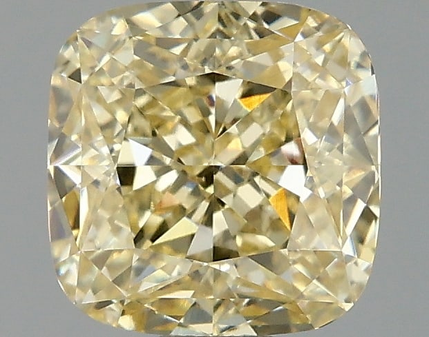1.59ct Cushion Square Cut Lab Grown Diamond: IGI CertifiedCushion SquareCut Loose Diamond (LAB GROWN) - Weight:1.59 ctw; Color: Fancy Yellow; Clarity: VVS2 #3SS99112v15