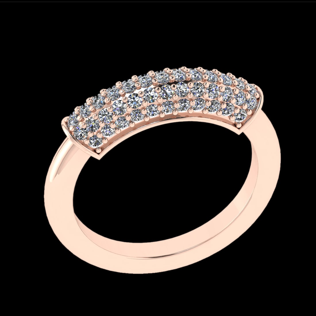 0.67 Ctw VS/SI1 Diamond Prong Set 18k Rose Gold Engagement Ring (ALL DIAMON: Total Daimond Weight :-0.67 Ctw Color : G-H Clarity : VS/SI1 Setting : Prong Metal Weight : Approx 5.33 gram 18k Rose Gold Engagement Ring Current Ring Size 6 (ALL DIAMOND ARE LAB GROWN ) #3SS77751v15
