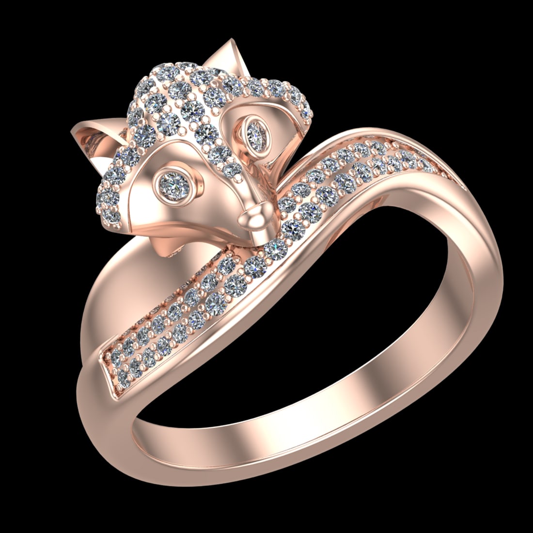 0.52 Ctw VS/SI1 Diamond 10k Rose Gold Engagement Ring ( (ALL DIAMOND ARE LA: Total Daimond Weight :-0.52 Ctw Color : J-K Clarity : VS/SI1 Setting : Prong Metal Weight : Approx 9.39 gram 10k Rose Gold Engagement Ring Size 6 (ALL DIAMOND ARE LAB GROWN) #3SS22445v15