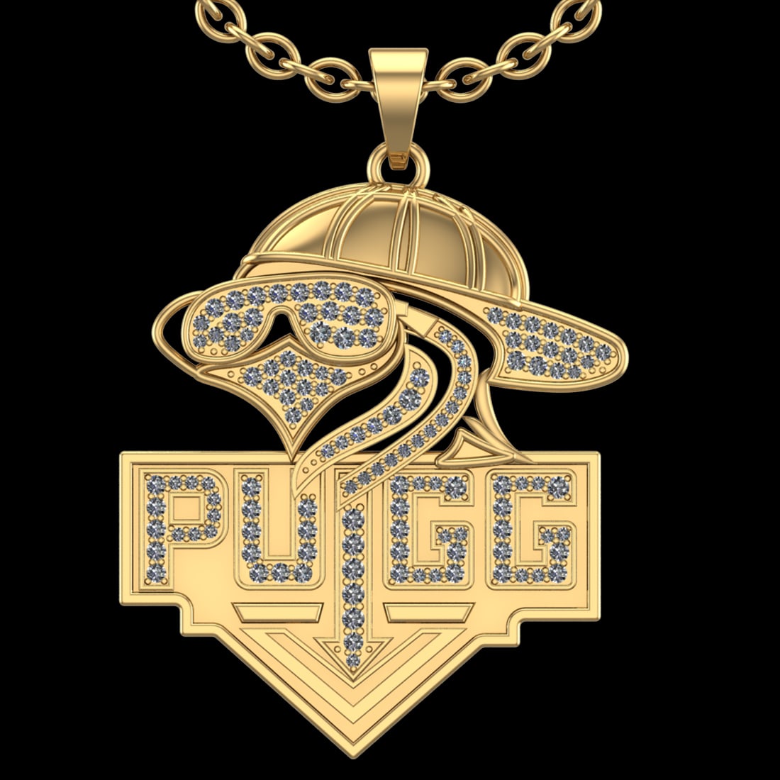 1.20 Ctw VS/SI1 Diamond 10k Yellow Gold Pandant (ALL DIAMOND ARE LAB GROWN): Total Daimond Weight :-1.20 Ctw Color : J-K Clarity : VS/SI1 Setting : Prong Metal Weight : Approx 22.89 gram 10k Yellow Gold Pandant (ALL DIAMOND ARE LAB GROWN) #3SS22438v15