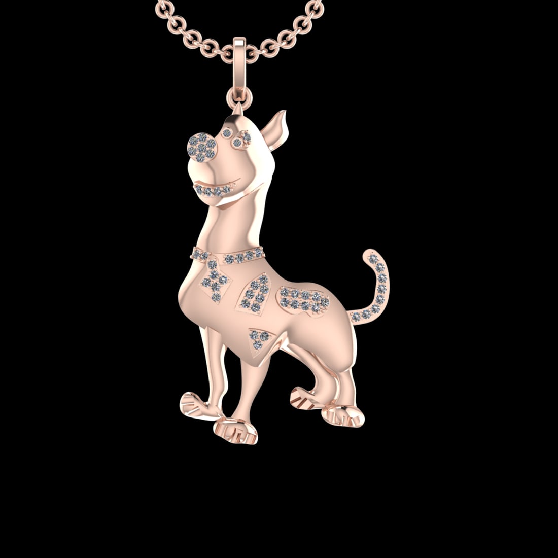 0.41 Ctw VS/SI1 Diamond 10k Rose Gold Christmas Theme Pandant (ALL DIAMOND: Total Daimond Weight :-0.41 Ctw Color : G-H Clarity : VS/SI1 Setting : Prong Metal Weight : Approx 10.22 gram 10k Yellow Gold Christmas Theme Pandant (ALL DIAMOND ARE LAB GROWN ) #3SS97429v12