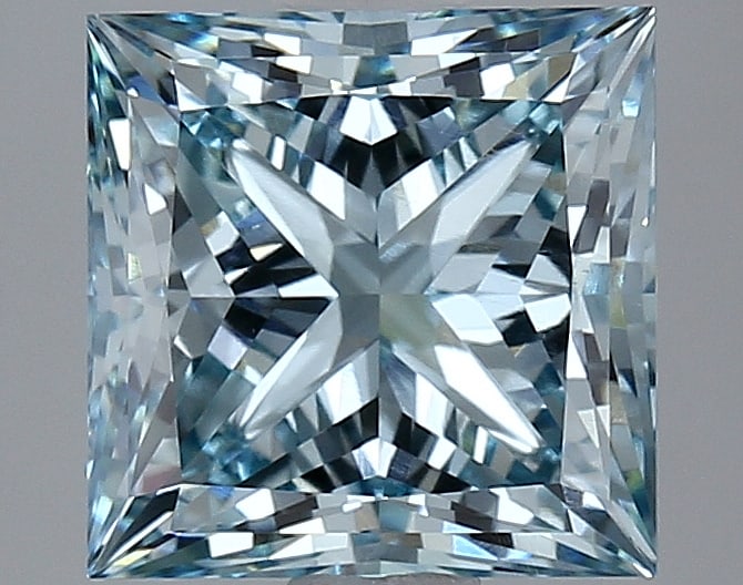 3.67ct Princess Cut Lab Grown Diamond (1 of 1)