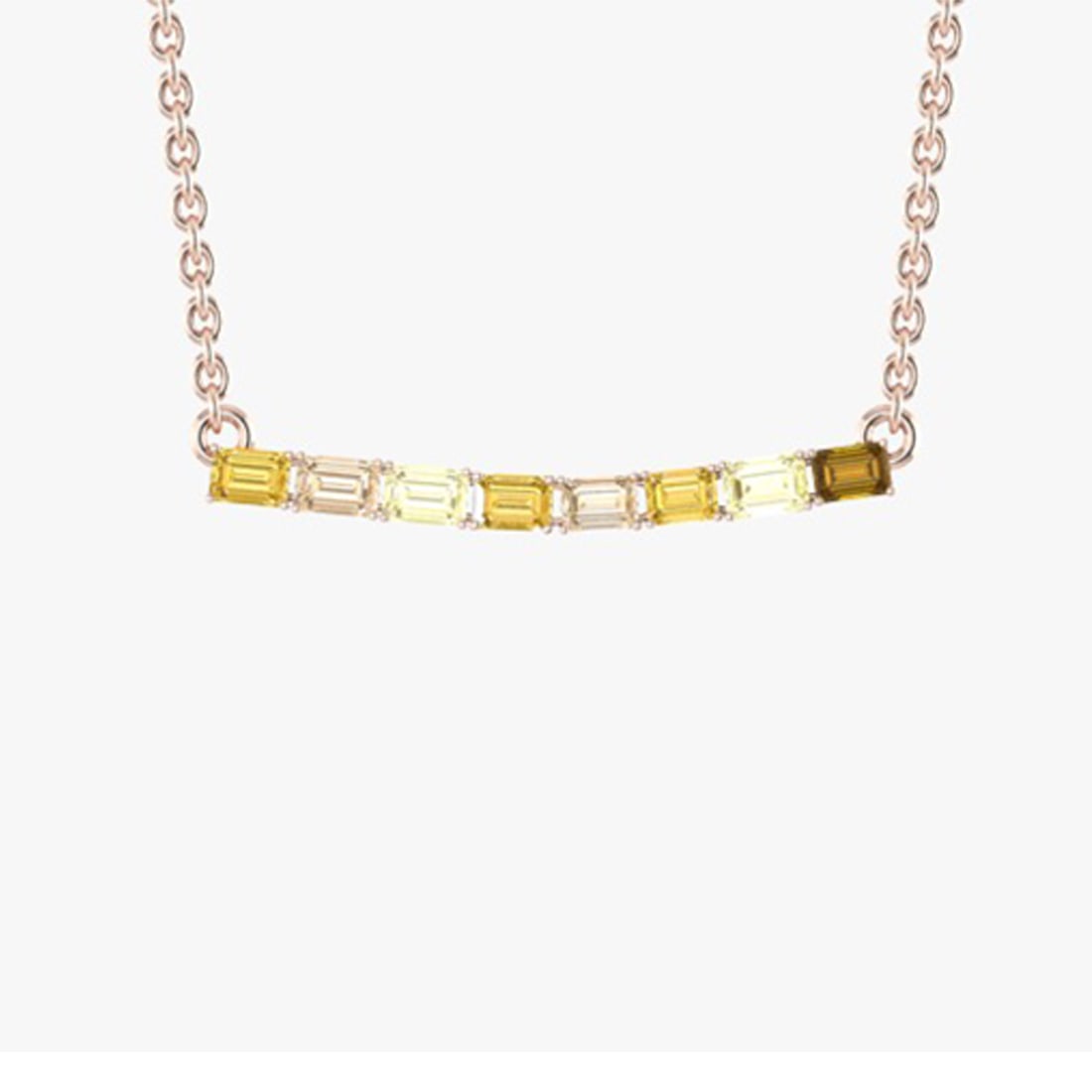 2.40 Ctw VS/SI1 Fancy NaturalYellow Brown Diamond 14K Rose Gold Pendant Nec: Center Diamond Weight :- 2.40 Ctw ( Emerlad Cut ) Color :- VS/SI1 Fancy NaturalYellow Brown Diamond Stone Setting : Prong Metal Weight : Approx 3.20 Gram 14K Rose Gold Pendant Necklace #3SS28303v12