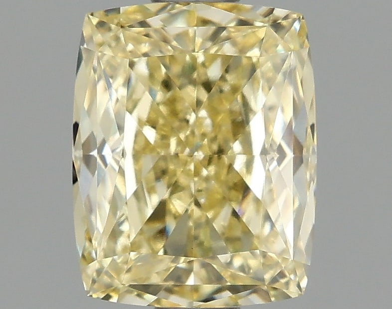 1.53ct Cushion Cut Lab Grown Diamond: IGI CertifiedCushionCut Loose Diamond (LAB GROWN) - Weight:1.53 ctw; Color: Fancy Yellow; Clarity: VS1 #3SS98839v15