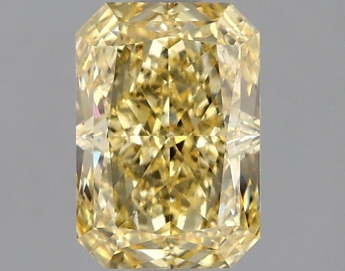 1.59 ctw. VS1 IGI Certified Radiant Cut Loose Diamond (LAB GROWN): IGI Certified Rad Cut Loose Diamond (LAB GROWN) - Weight :- 1.59 ctw; Color :- Fancy Vivid Yellow; Clarity :-VS1 #3SS23961v15