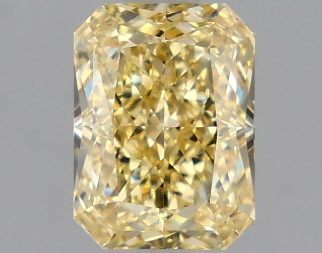 1.48 ctw. VS1 IGI Certified Radiant Cut Loose Diamond (LAB GROWN): IGI Certified Rad Cut Loose Diamond (LAB GROWN) - Weight :- 1.48 ctw; Color :- Fancy Intense Yellow; Clarity :-VS1 #3SS23875v15