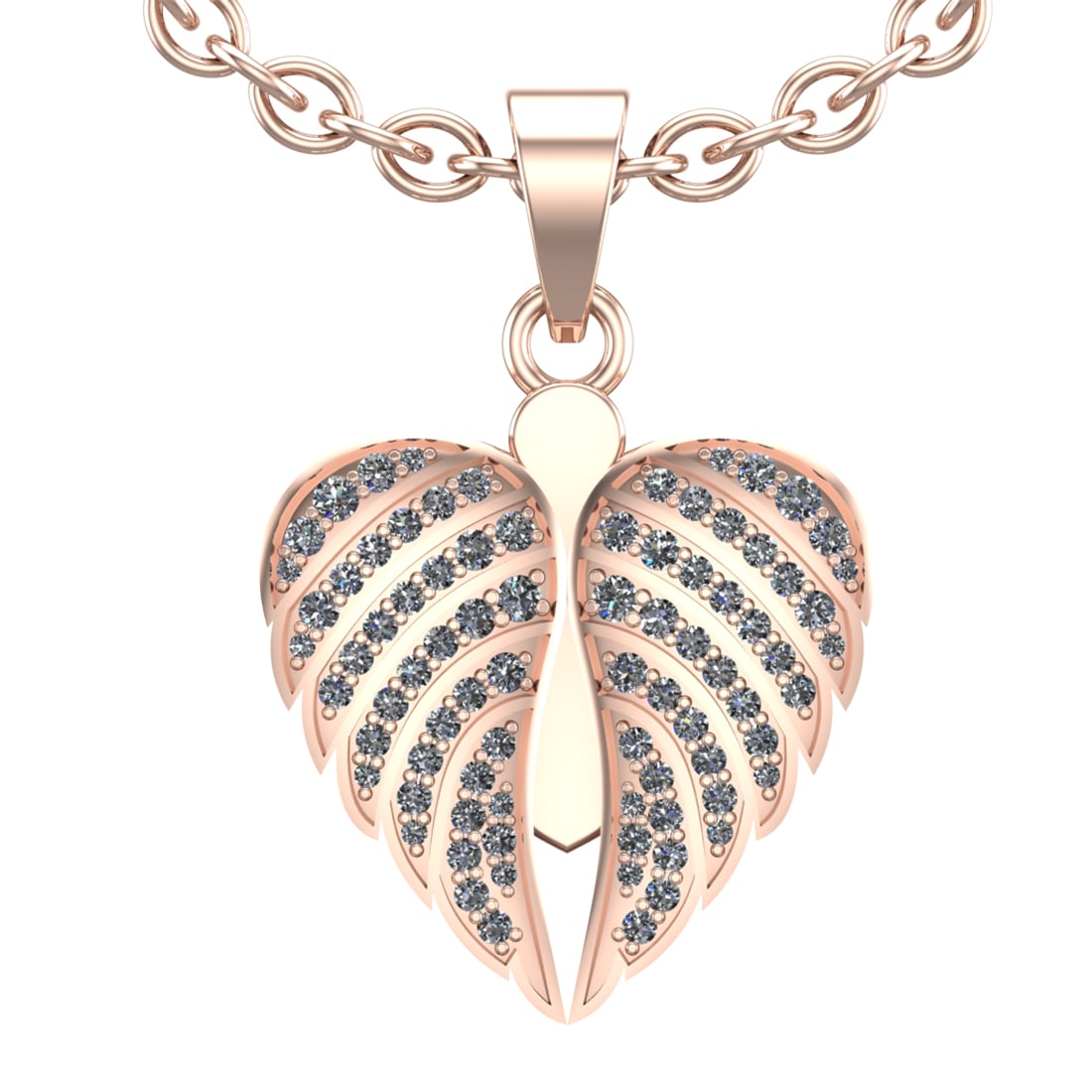 0.71 Ctw VS/SI1 Diamond Prong Set 14k Rose Gold Pandant (ALL DIAMOND ARE LA: Total Daimond Weight :-0.71 Ctw Color : G-H Clarity : VS/SI1 Setting : Prong Metal Weight : Approx 7.31 gram 14k Rose Gold Pandant (ALL DIAMOND ARE LAB GROWN ) #3SS73277v14