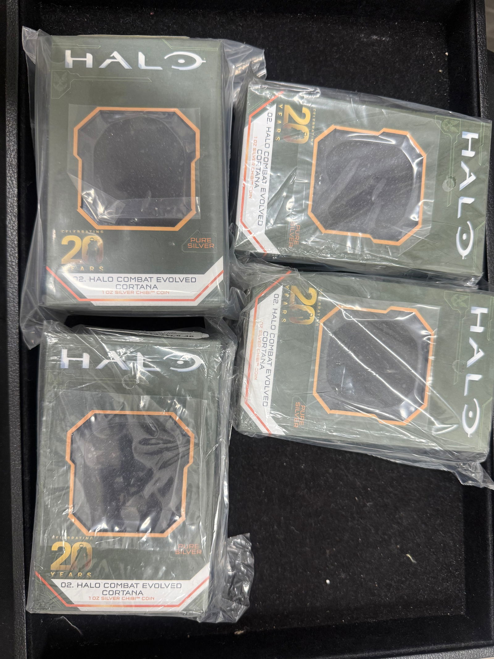 Lot Of Collectible 1 Ounce Pure Silver Chibi Coin Halo Series .999 4 Pieces: Lot Of Collectible 1 Ounce Pure Silver Chibi Coin Halo Series .999 4 Pieces #3SS98480v15