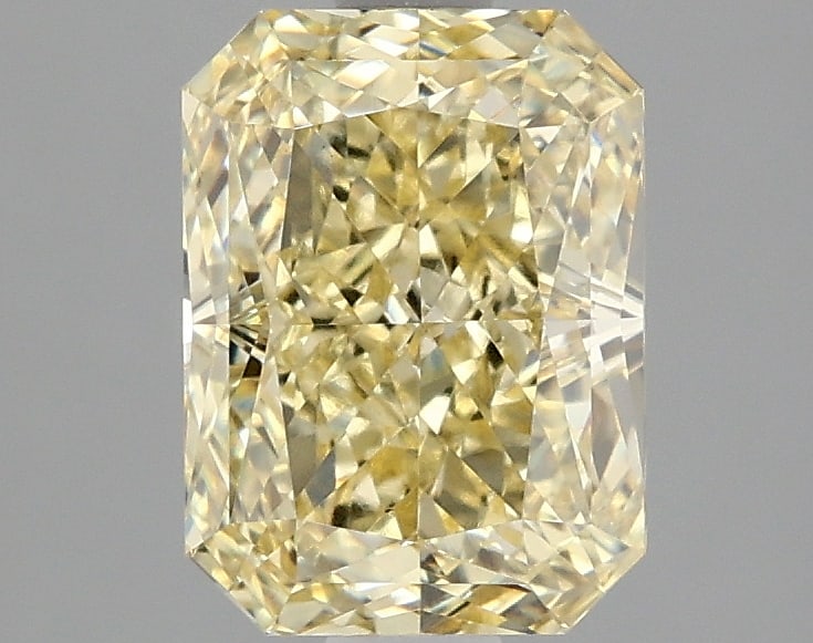 2.12ct Radiant Cut Lab Grown Diamond: IGI CertifiedRadiantCut Loose Diamond (LAB GROWN) - Weight:2.12 ctw; Color: Fancy Intense Yellow; Clarity: VS1 #3SS99035v15