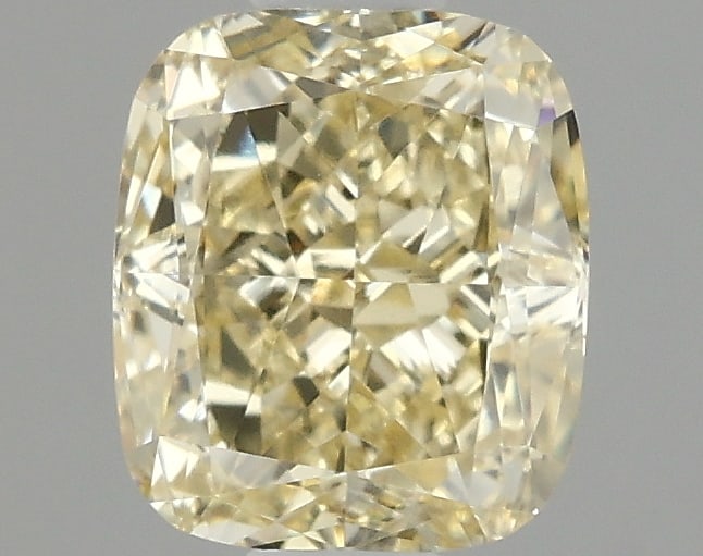 1.03 ctw. VVS2 IGI Certified Cushion Cut Loose Diamond (LAB GROWN): IGI Certified Cu Cut Loose Diamond (LAB GROWN) - Weight :- 1.03 ctw; Color :- Fancy Intense Yellow; Clarity :-VVS2 #3SS23648v15