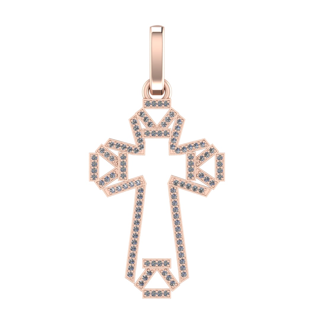 1.71 Ctw SI2/SI1 Diamond Prong Set 14k Rose Gold Pendant (ALL DIAMOND ARE L: Total Daimond Weight :-1.71 Ctw Color : G-H Clarity : SI2/SI1 Setting : Prong Metal Weight : Approx 10.79 gram 14k Rose Gold Pendant (ALL DIAMOND ARE LAB GROWN) #3SS65582v15