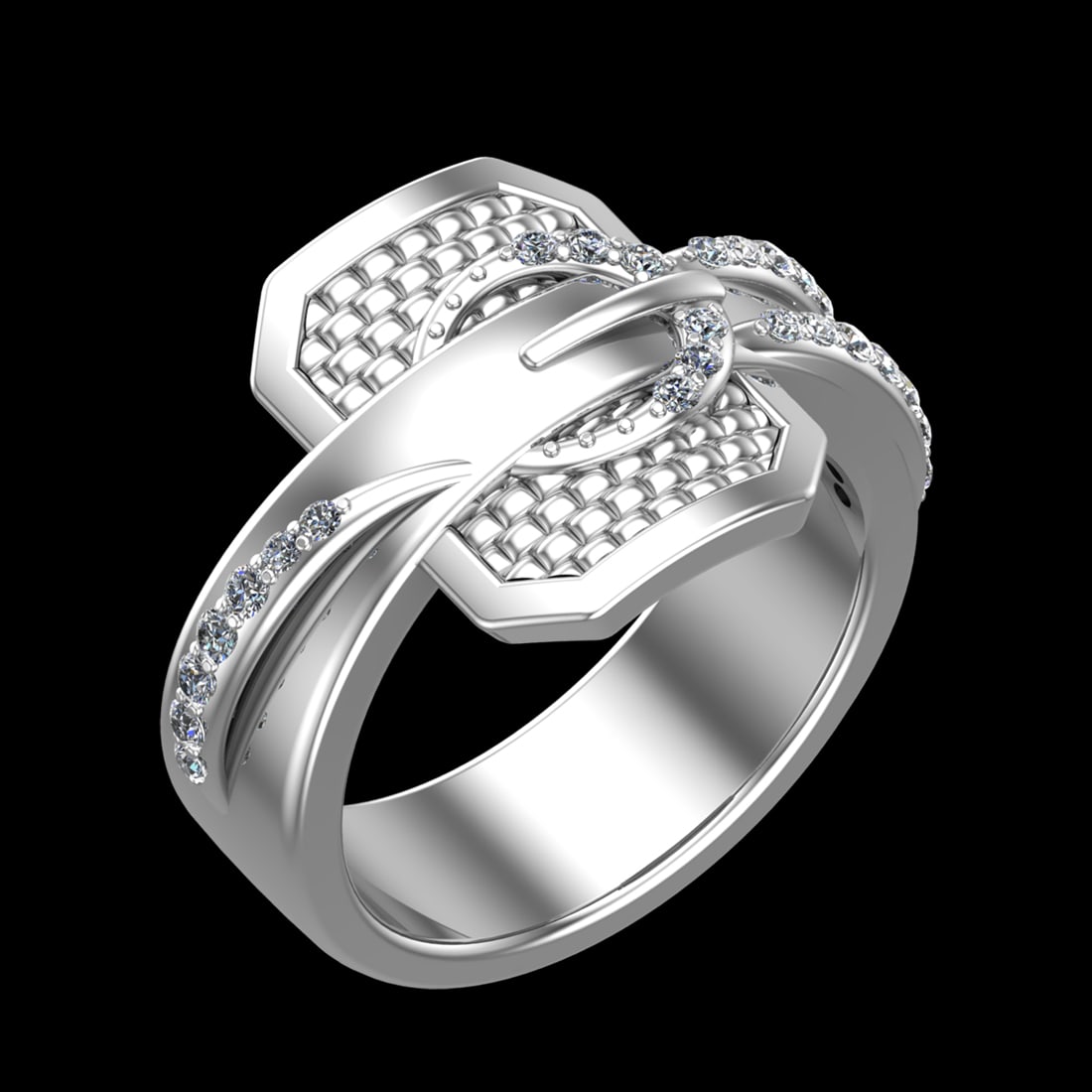 0.40 Ctw SI2/SI1 Diamond 10k white Gold Engagement Ring (ALL DIAMOND ARE LA: Total Daimond Weight :-0.40 Ctw Color : J-K Clarity : SI2/SI1 Setting : Prong Metal Weight : Approx 15.28 gram 10k White Gold Engagement Ring Current Ring Size 8 (ALL DIAMOND ARE LAB GROWN ) #3SS65259