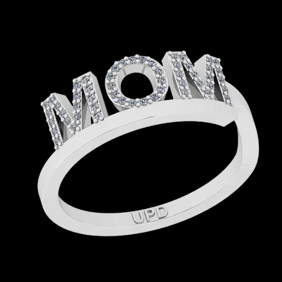 0.14 Ctw VS/SI1 Diamond 10K White Gold Special Moms Ring: Diamond Weight : 0.14 Ctw ( Round Cut ) Diamond Stone Color : J-K Stone Clarity : VS/SI1 Stone Setting : Prong Metal Weight : Approx 2.80 Gram 10K White Gold Special Moms Ring Currnet Ring Size-6 (ALL