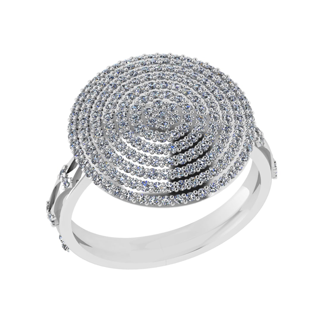 0.96 Ctw SI2/SI1 Diamond 14k White Gold Engagement Ring (ALL DIAMOND ARE LA: Total Diamond Weight :-0.96 Ctw (Round cut) Color :- G-H Clarity : SI2/SI1 Setting : Prong Metal Weight : Approx 5.50gram 14k White Gold Engagement Ring Current Ring Size-6 (ALL DIAMOND ARE LAB GROWN)