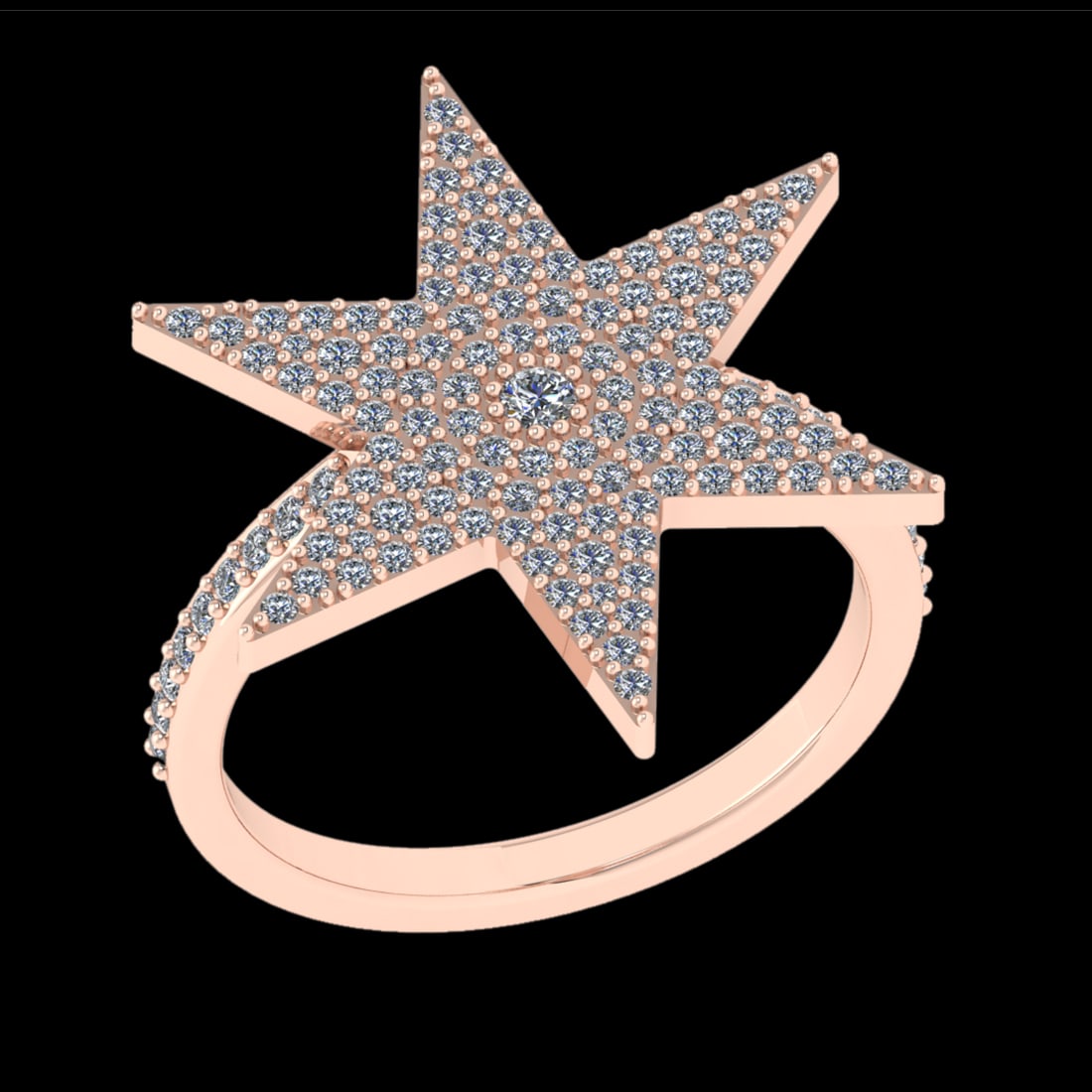 0.73 Ctw VS/SI1 Diamond Prong Set 10k Rose Gold Engagement Ring ( (ALL DIAM: Total Daimond Weight :-0.73 Ctw Color : J-K Clarity : VS/SI1 Setting : Prong Metal Weight : Approx 5.24 gram 10k Rose Gold Engagement Ring Size 6(ALL DIAMOND ARE LAB GROWN) #3SS22499v15