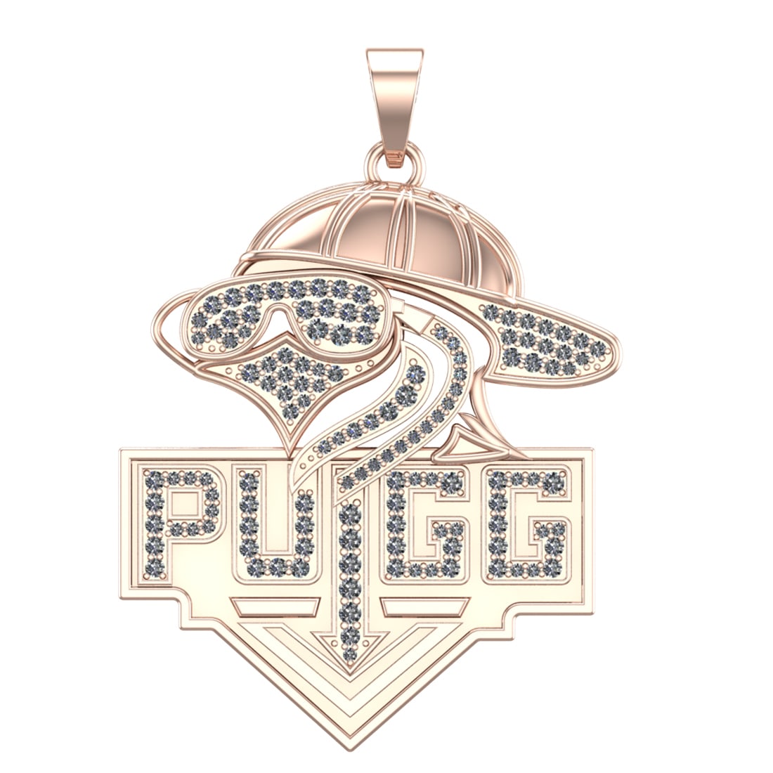 1.20 Ctw VS/SI1 Diamond 14k Rose Gold Pendant (ALL DIAMOND ARE LAB GROWN ): Total Daimond Weight :-1.20 Ctw Color : J-K Clarity : VS/SI1 Setting : Prong Metal Weight : Approx 22.89 gram 14k Rose Gold Pendant (ALL DIAMOND ARE LAB GROWN ) #3SS65037v15